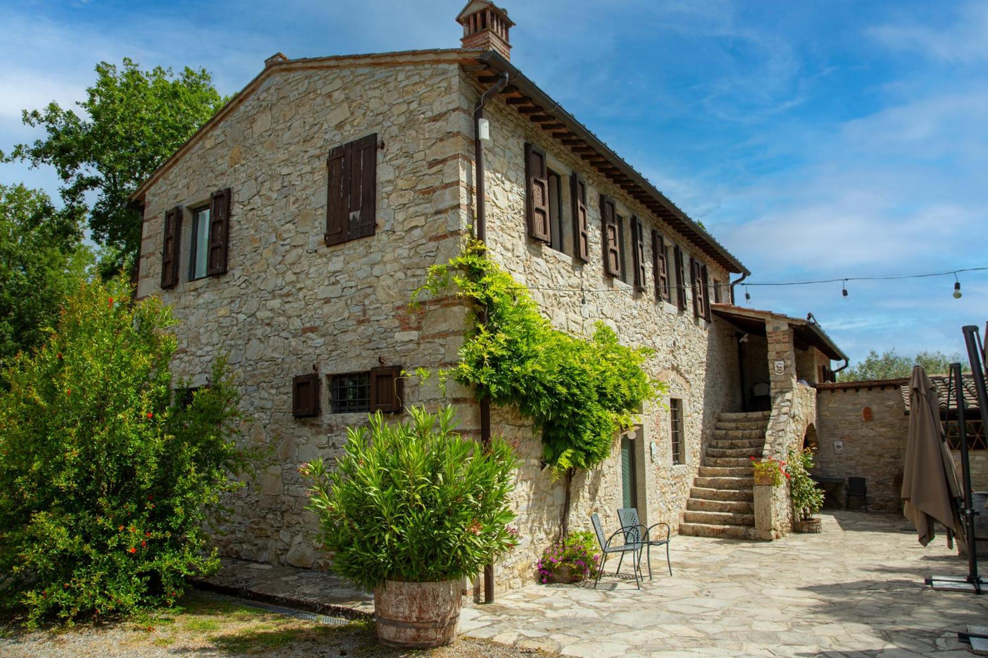 Ferienwohnung Colombaio Di Cencio Gaiole in Chianti Exterior foto