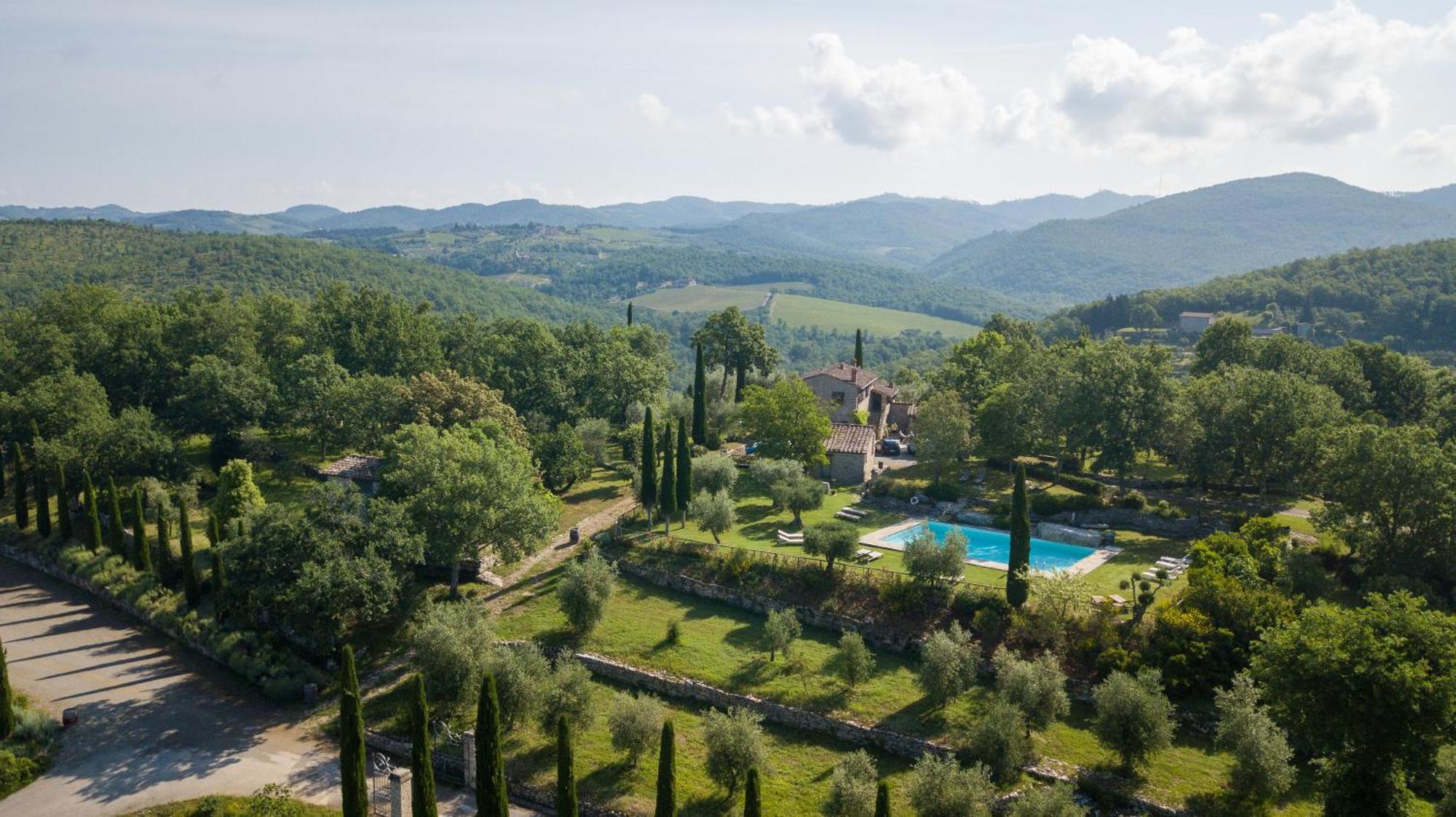 Ferienwohnung Colombaio Di Cencio Gaiole in Chianti Exterior foto